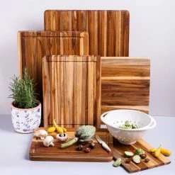 TeakHaus Edge Grain Carving Board W/Hand Grip (Rectangle) | 24" X 18" X 1.5" 12 TeakHaus Edge Grain Carving Board W/Hand Grip (Rectangle) | 24" X 18" X 1.5" -Outlet Knife Accessories Store 01.14 traditional 1
