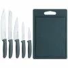 Viners 5-Piece Knife & Chopping Board Set | Speckle -Outlet Knife Accessories Store 0305.192 1 1