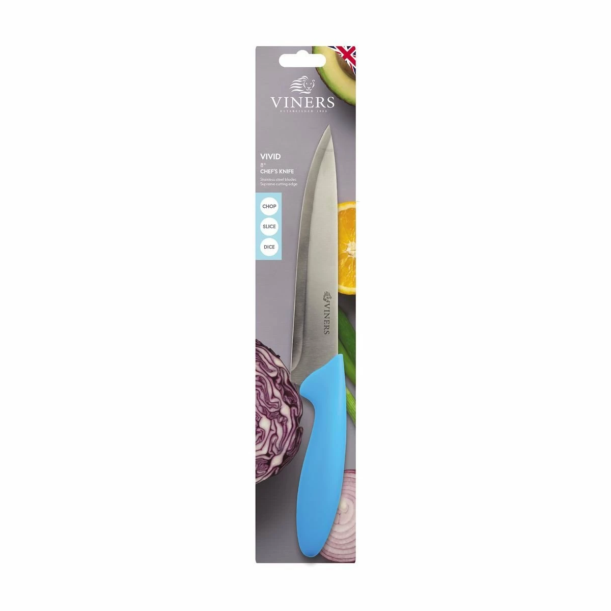 Viners Vivid 8" Chef Knife 4 Viners Vivid 8" Chef Knife - Image 2