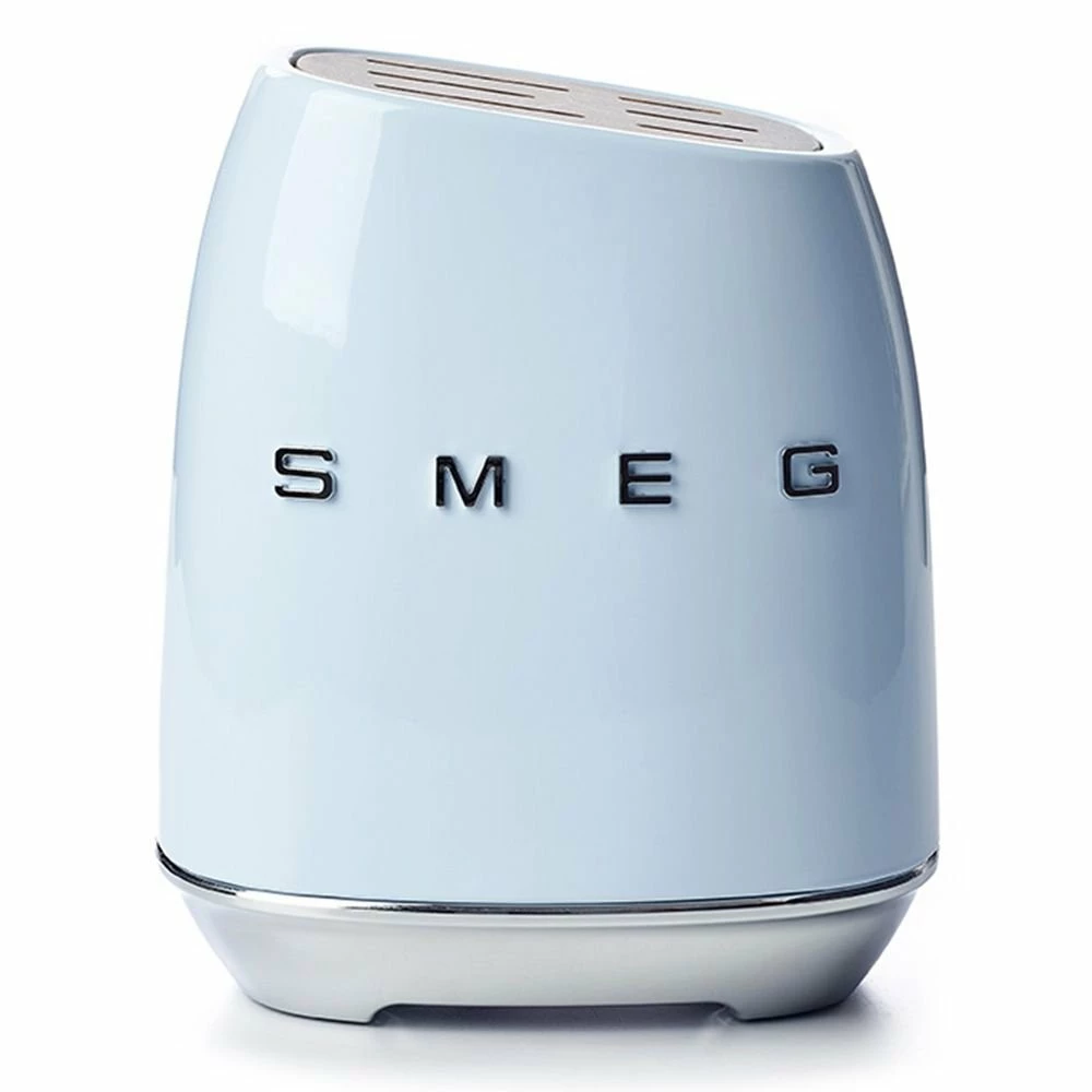SMEG 7-Piece Knife Block Set | Pastel Blue 4 SMEG 7-Piece Knife Block Set | Pastel Blue - Image 2