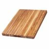 TeakHaus Edge Grain Carving Board W/Hand Grip (Rectangle) | 24" X 18" X 1.5" -Outlet Knife Accessories Store 107 traditional 1