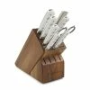 Wusthof Cutlery Wusthof Classic White 9-Piece Set | Acacia 2 Wusthof Cutlery Wusthof Classic White 9-Piece Set | Acacia -Outlet Knife Accessories Store 1090270801 9pc knife block set 1