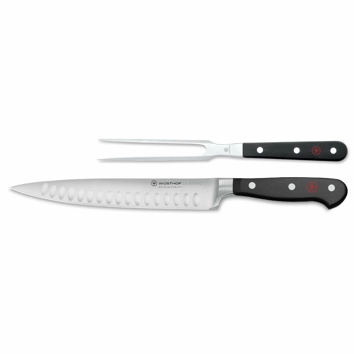 Wusthof Cutlery Wusthof Classic 2-Piece Carving Set | Hollow Edge 3 Wusthof Cutlery Wusthof Classic 2-Piece Carving Set | Hollow Edge