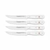 Wusthof Cutlery Wusthof Gourmet 4-Piece Steak Knife Set | White Handles -Outlet Knife Accessories Store 1125460401 d675d9b6 ed07 4775 954f 71f07a30c99c
