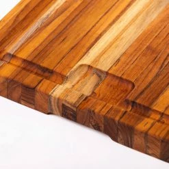 TeakHaus Edge Grain Smart Board (Large) | 20" X 15" X 1.5" -Outlet Knife Accessories Store 1202.4