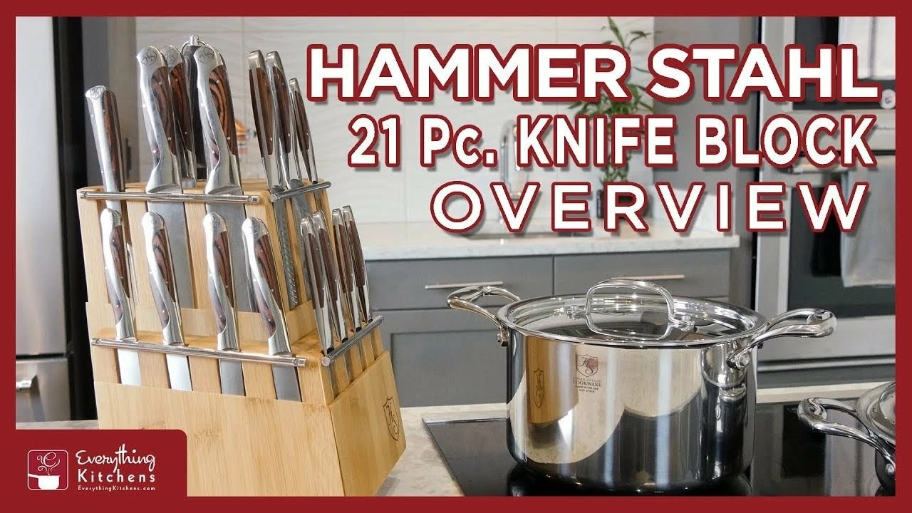 Hammer Stahl Cutlery Classic Collection 21-Piece Knife Block Set 6 Hammer Stahl Cutlery Classic Collection 21-Piece Knife Block Set - Image 4