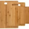 Totally Bamboo All-Natural Bamboo 3-Piece Cutting Board Set -Outlet Knife Accessories Store 20 7920 totally bamboo board 3 piece set
