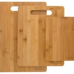 Totally Bamboo All-Natural Bamboo 3-Piece Cutting Board Set