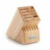 Wusthof Cutlery Wusthof 17-Slot Knife Block | Beechwood -Outlet Knife Accessories Store 2099601701 17 slot knife block