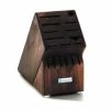 Wusthof Cutlery Wusthof 17-Slot Knife Block | Walnut 1 Wusthof Cutlery Wusthof 17-Slot Knife Block | Walnut -Outlet Knife Accessories Store 2099601706 17 slot walnut block 3