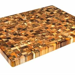 TeakHaus End Grain Carving Board W/Hand Grip (Rectangle) | 24" X 18" X 1.5" -Outlet Knife Accessories Store 332 proteak edge grain chopping board 24x18 1