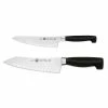 Zwilling J.A. Henckels Four Star "Rock & Chop" 2pc Knife Set -Outlet Knife Accessories Store 35177 002 new