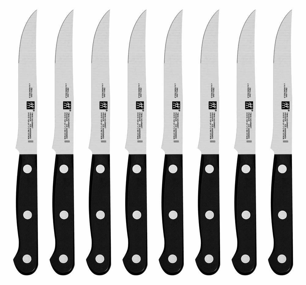 Zwilling J.A. Henckels TWIN Gourmet 9-Piece Steak Knife Set W/ Block 4 Zwilling J.A. Henckels TWIN Gourmet 9-Piece Steak Knife Set W/ Block - Image 2