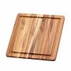 TeakHaus Edge Grain Cutting/Serving Board + Juice Canal (Square) | 11.75" X 11.75" X 0.5" -Outlet Knife Accessories Store 407 essential