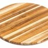 TeakHaus Edge Grain Cutting/Serving Board (Round) | 13" X 0.5" -Outlet Knife Accessories Store 411 essential