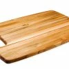 TeakHaus Edge Grain Cutting Board W/Hold Handle (Rectangle) | 18" X 12" X 0.75" 1 TeakHaus Edge Grain Cutting Board W/Hold Handle (Rectangle) | 18" X 12" X 0.75" -Outlet Knife Accessories Store 518 proteak edge grain cutting board with center handle