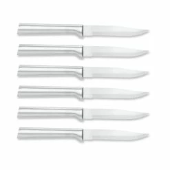 Rada Cutlery 6-Piece Serrated Steak Knife Set | Silver