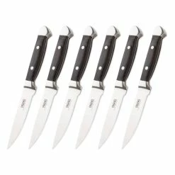 Viking 6-Piece Steak Knife Set With Box | Black -Outlet Knife Accessories Store 613y1vlxbfl. ac sl1500