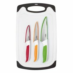 Zyliss Comfort Cutting Board & Knife Set
