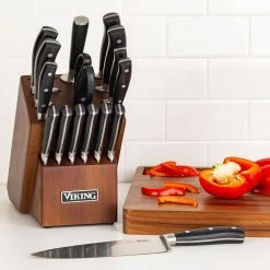Viking 17 Piece German Steel Cutlery Set + Block -Outlet Knife Accessories Store 71cvpcihdtl. ac sl1500