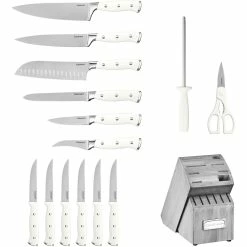 Cuisinart 15-piece Triple Rivet Cutlery Block Set | Grey Block -Outlet Knife Accessories Store 71i6iqrf9rl. ac sl1500