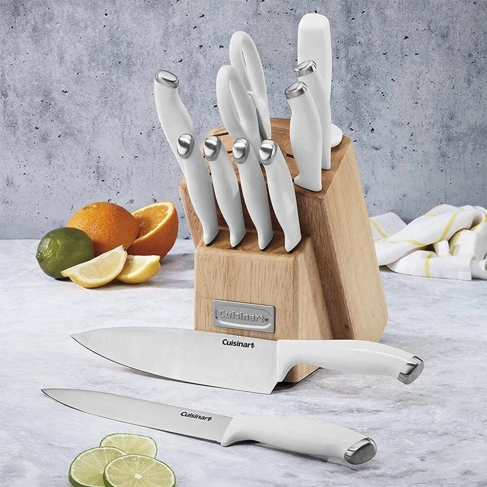 Cuisinart Classic ColorPro Collection 12-Piece Knife Block Set | White 5 Cuisinart Classic ColorPro Collection 12-Piece Knife Block Set | White - Image 3