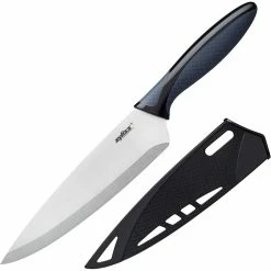 Zyliss 7.25" Chef's Knife With Cover | Black