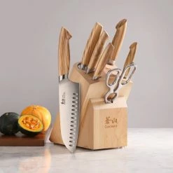 Cangshan Cutlery Oliv Series 8-Piece Knife Block Set -Outlet Knife Accessories Store 8 60e8c85e 5e40 4282 922c fafd68