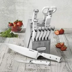 Cuisinart 15-piece Triple Rivet Cutlery Block Set | Grey Block -Outlet Knife Accessories Store 91yhjeesqll. ac sl1500