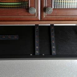 Drop Block Under Cabinet Knife Storage Rack - Small, Black
