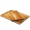 TeakHaus Edge Grain Essential Cutting Boards (Set Of 2) | 18" X 14" & 14" X 10" -Outlet Knife Accessories Store ekb pt2 eg ess 1