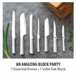 Rada Cutlery 8-Piece Essential Oak Block Set | Silver 9 Rada Cutlery 8-Piece Essential Oak Block Set | Silver -Outlet Knife Accessories Store essential oak block gift set s58 text 5000x
