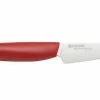 Kyocera Knives - 3" Ceramic Paring Knife - Red -Outlet Knife Accessories Store fk 075 wh rd kyocera 3 inch ceramic paring knife red