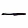 Kyocera Ceramic Knife - 5" Micro Serrated Knife Black -Outlet Knife Accessories Store fk 125 nbk kyocera ceramic knife 5 inch micro serrated knife black