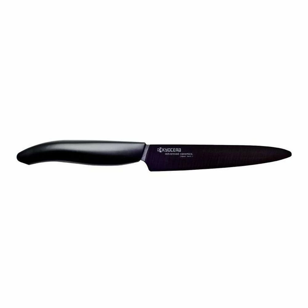Kyocera Ceramic Knife - 5" Micro Serrated Knife Black 3 Kyocera Ceramic Knife - 5" Micro Serrated Knife Black