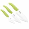 Kyocera Revolution Green & White Ceramic 3-Piece Knife Set 1 Kyocera Revolution Green & White Ceramic 3-Piece Knife Set -Outlet Knife Accessories Store fk 3pc whgr