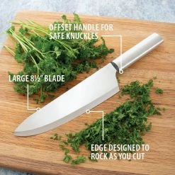 Rada Cutlery French Chef's Knife | Silver -Outlet Knife Accessories Store french chef r131 text1 5000x