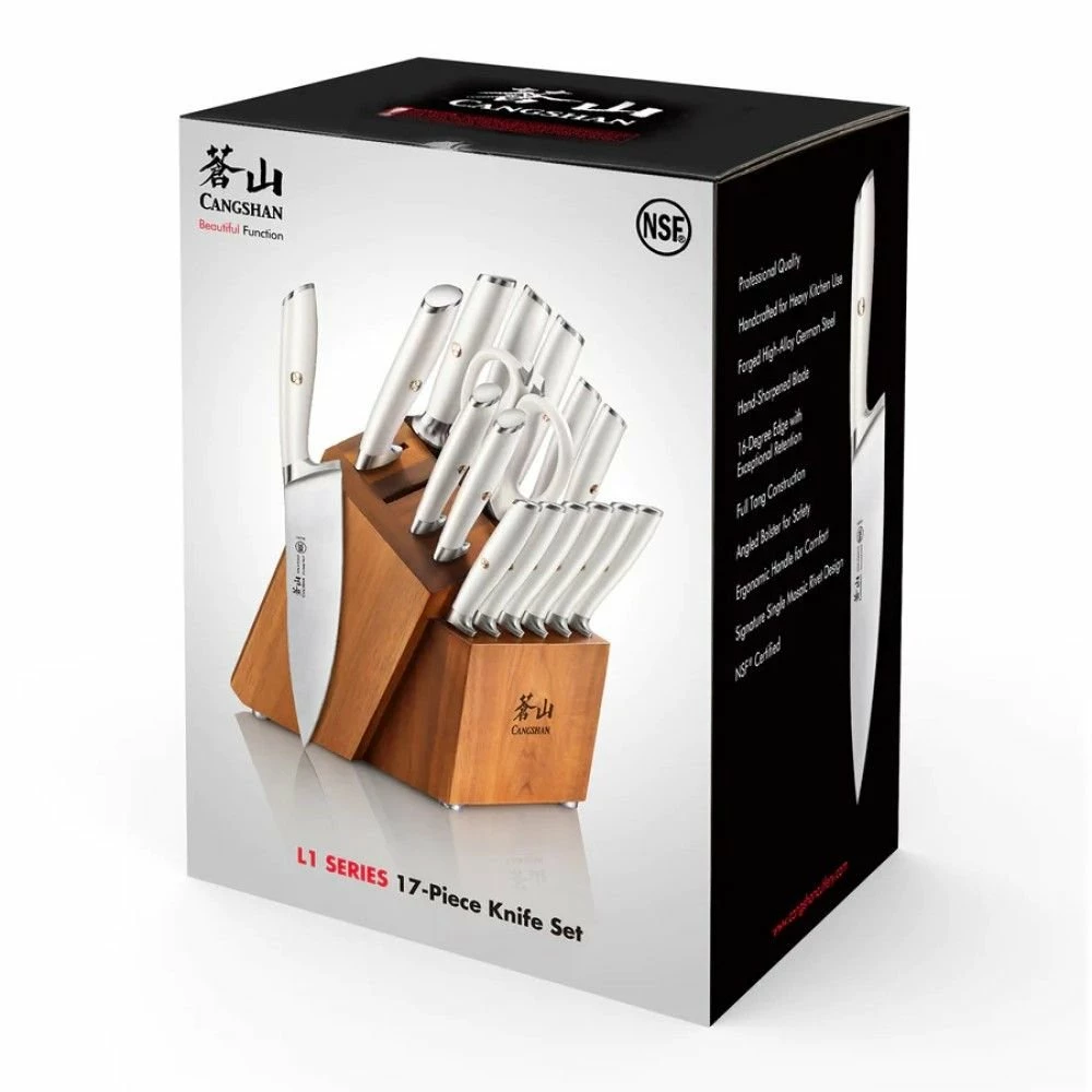 Cangshan Cutlery L1 Series 17-Piece Knife Block Set 4 Cangshan Cutlery L1 Series 17-Piece Knife Block Set - Image 2
