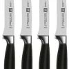 Zwilling J.A. Henckels Four Star 4 Piece Steak Knife Set -Outlet Knife Accessories Store henckel four star knife set steak 4 piece 39190 000 popup