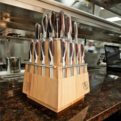 Hammer Stahl Cutlery Classic Collection 21-Piece Knife Block Set 7 Hammer Stahl Cutlery Classic Collection 21-Piece Knife Block Set -Outlet Knife Accessories Store hs 6300r 2 1