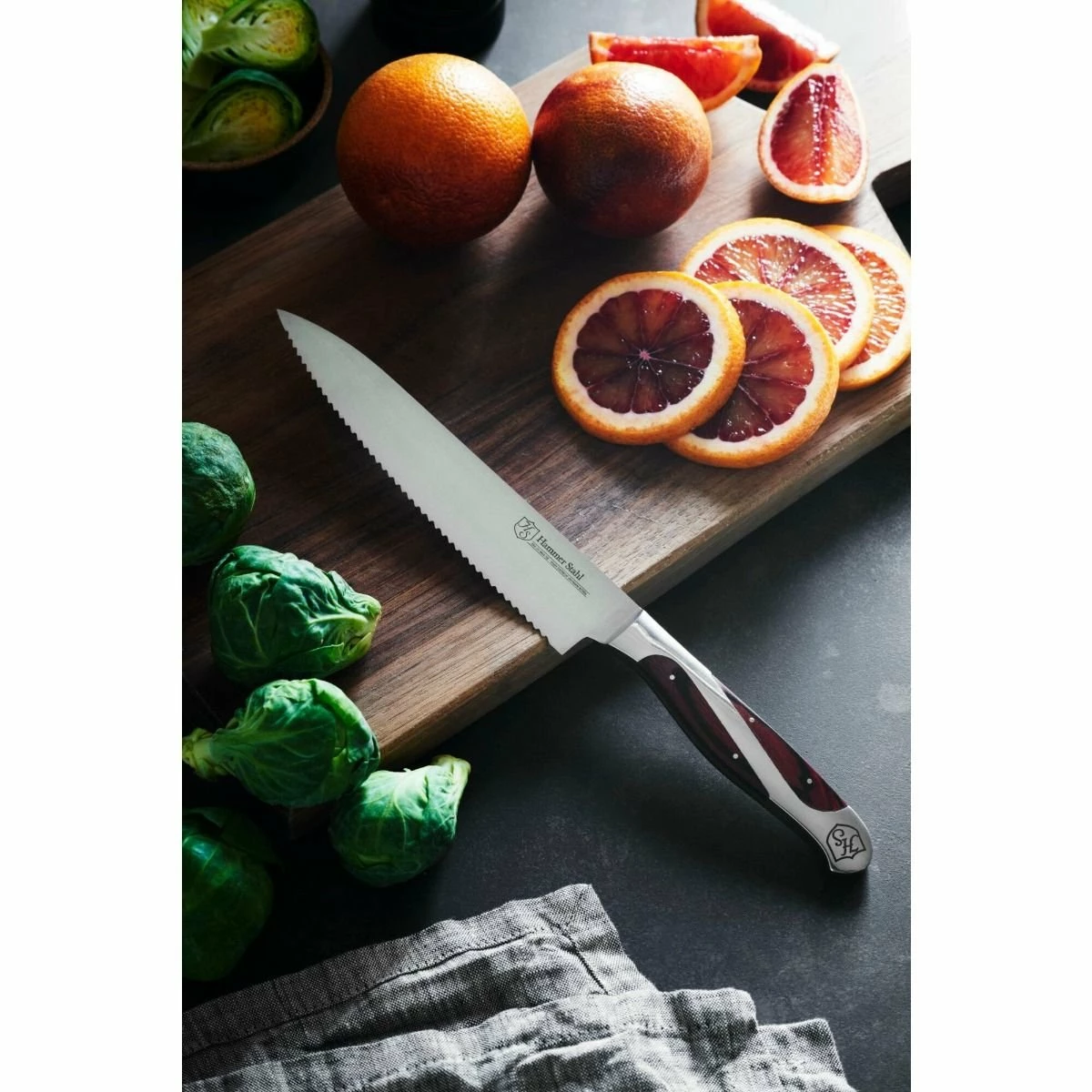 Hammer Stahl Cutlery 6" Serrated Utility Knife 5 Hammer Stahl Cutlery 6" Serrated Utility Knife - Image 3