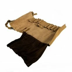 Hammer Stahl Cutlery Premium Leather Knife Roll - 11 Slot -Outlet Knife Accessories Store hs 9005 angle 3