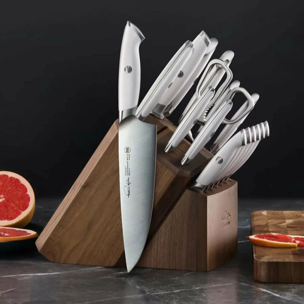 Cangshan Cutlery Thomas Keller Signature White Collection 17-Piece Knife Block Set 8 Cangshan Cutlery Thomas Keller Signature White Collection 17-Piece Knife Block Set - Image 6