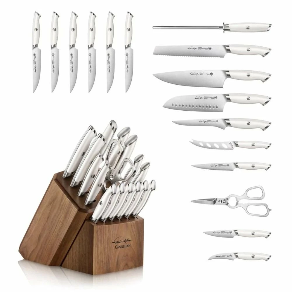 Cangshan Cutlery Thomas Keller Signature White Collection 17-Piece Knife Block Set 4 Cangshan Cutlery Thomas Keller Signature White Collection 17-Piece Knife Block Set - Image 2