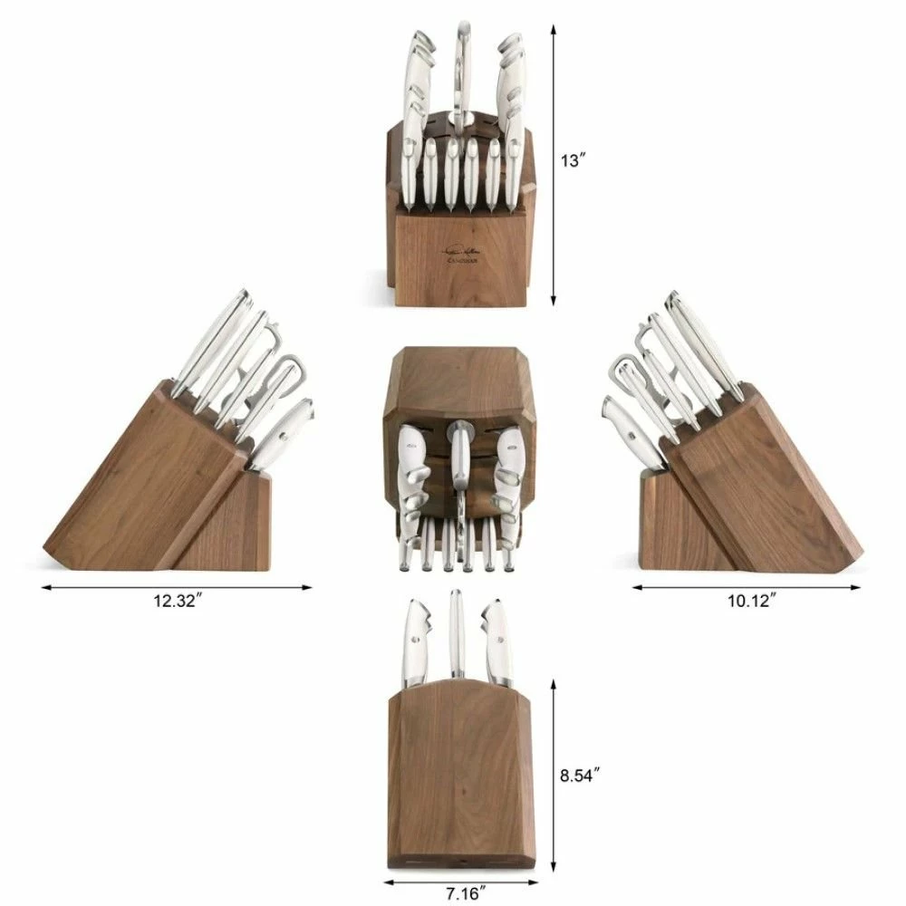 Cangshan Cutlery Thomas Keller Signature White Collection 17-Piece Knife Block Set 6 Cangshan Cutlery Thomas Keller Signature White Collection 17-Piece Knife Block Set - Image 4