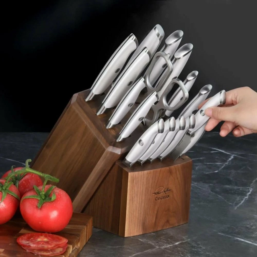 Cangshan Cutlery Thomas Keller Signature White Collection 17-Piece Knife Block Set 11 Cangshan Cutlery Thomas Keller Signature White Collection 17-Piece Knife Block Set - Image 9