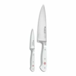 Wusthof Cutlery Wusthof Classic White 2-Piece Prep Set | Cook's & Paring Knives