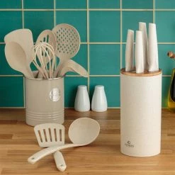 Viners Organic Natural Knife Block Set | 6-Piece 8 Viners Organic Natural Knife Block Set | 6-Piece -Outlet Knife Accessories Store live cream