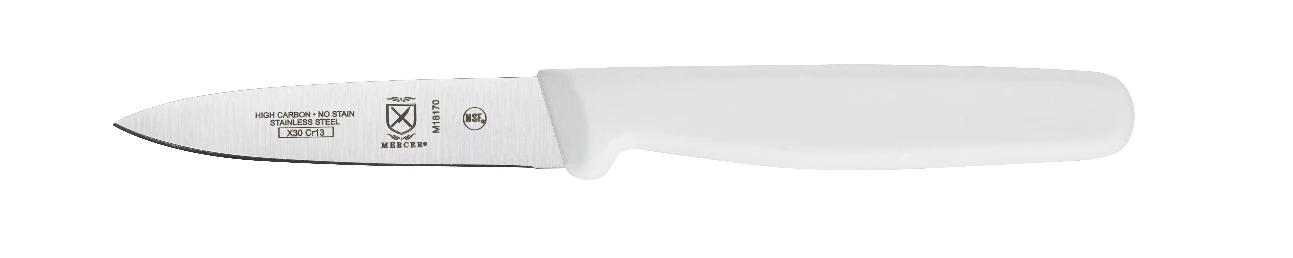 Mercer Cutlery Mercer Culinary Ultimate White 3.5" Paring Knife 3 Mercer Cutlery Mercer Culinary Ultimate White 3.5" Paring Knife
