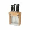 Mercer Cutlery Genesis 6-Piece Knife Block Set | Beechwood & Glass 2 Mercer Cutlery Genesis 6-Piece Knife Block Set | Beechwood & Glass -Outlet Knife Accessories Store m20050